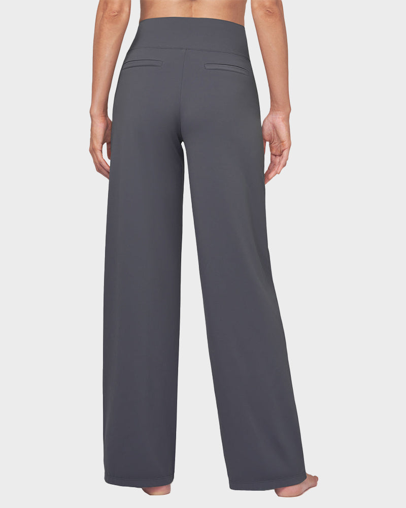 Élégancia™ – High-Waisted Wide Leg Pants with Chic Comfort