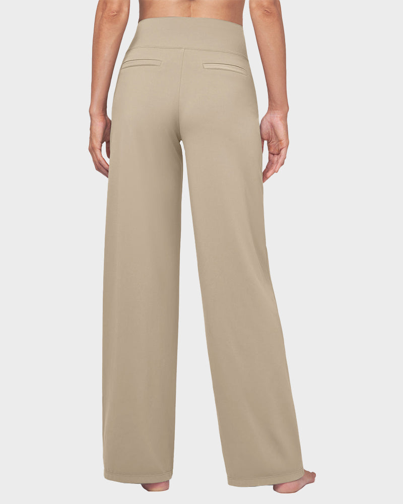 Élégancia™ – High-Waisted Wide Leg Pants with Chic Comfort
