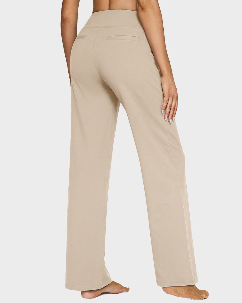Élégancia™ – High-Waisted Wide Leg Pants with Chic Comfort