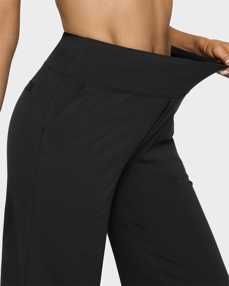 Élégancia™ – High-Waisted Wide Leg Pants with Chic Comfort