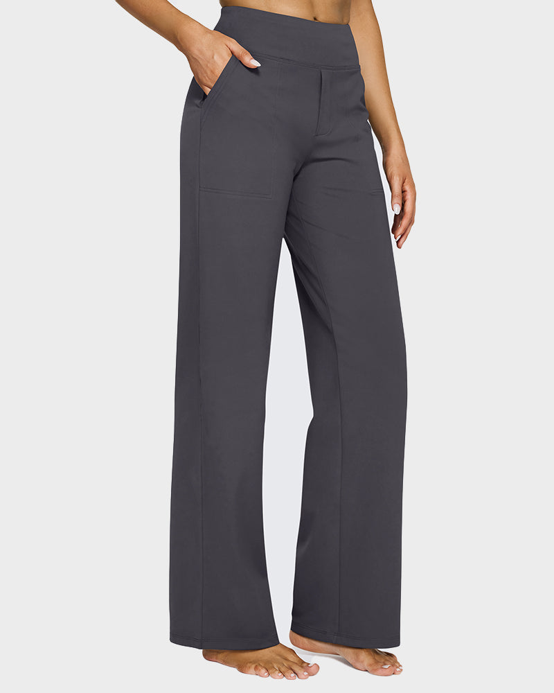 Élégancia™ – High-Waisted Wide Leg Pants with Chic Comfort