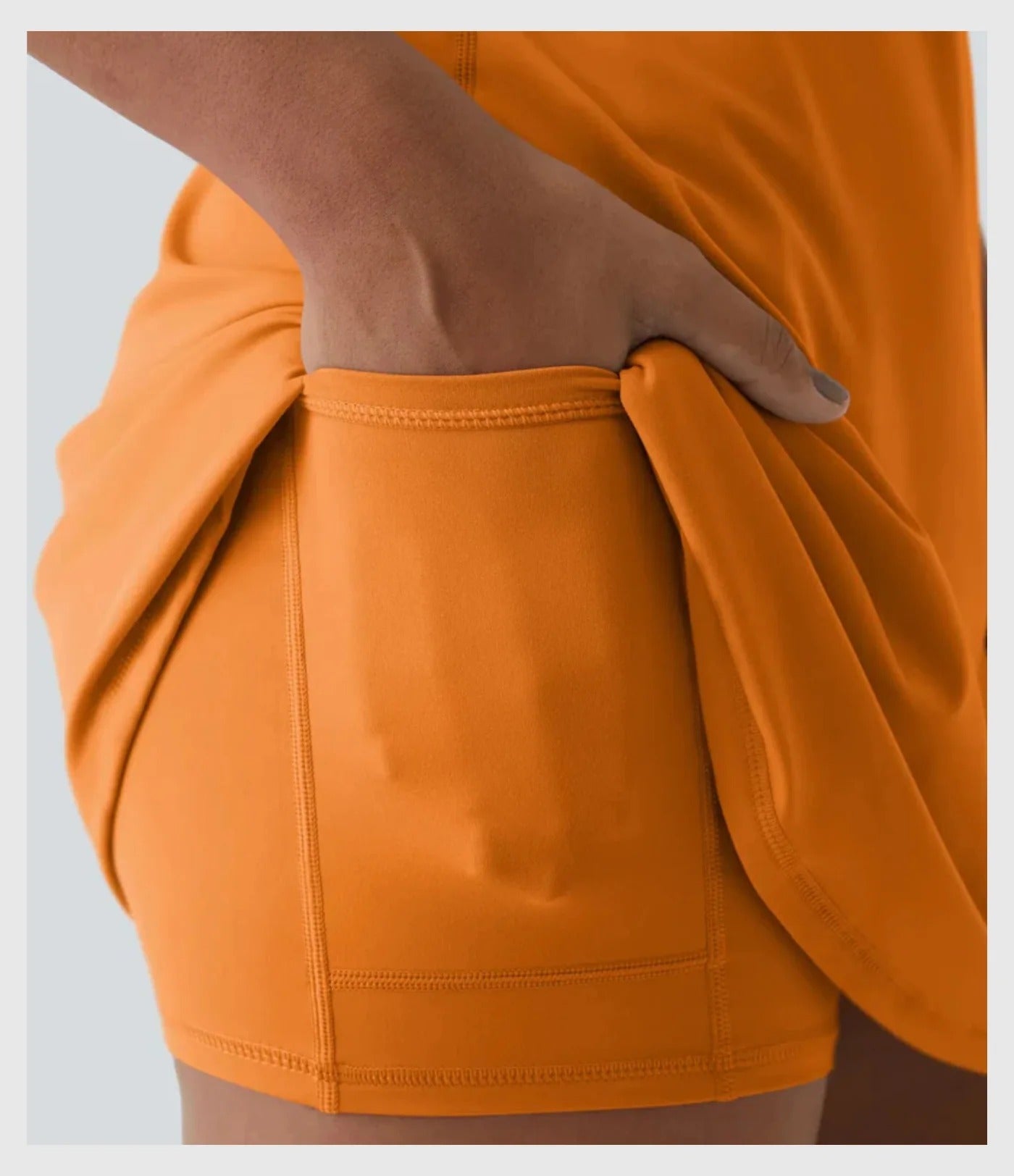 AquaVibe™ – Chic Swim Dress with Built-In Shorts