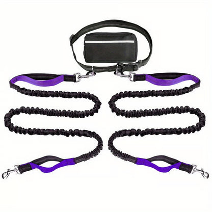 🔥Hands Free Dog Leash with Zipper Pouch