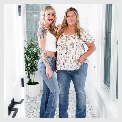 Mid-Rise Women's Bootcut Jeans - Britima™