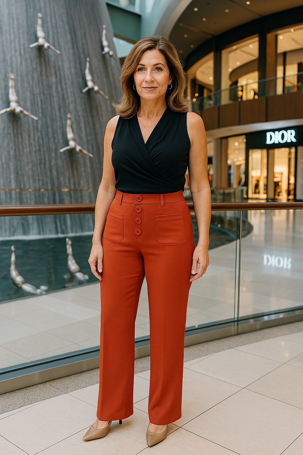 Women's Casual High Waist Stretch Pants