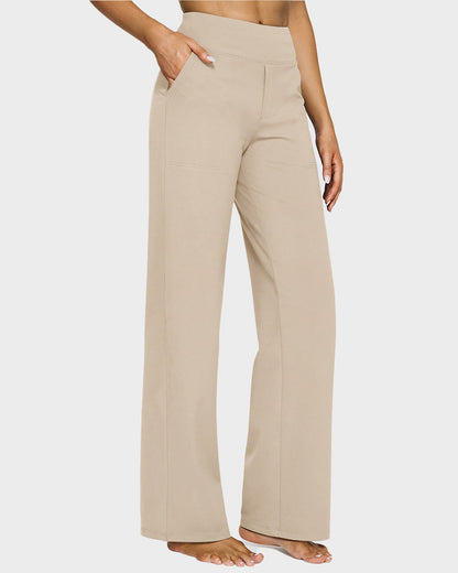 Élégancia™ – High-Waisted Wide Leg Pants with Chic Comfort