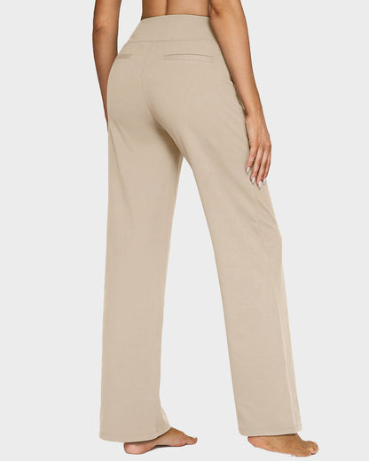 Élégancia™ – High-Waisted Wide Leg Pants with Chic Comfort