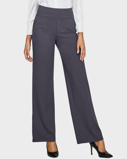Élégancia™ – High-Waisted Wide Leg Pants with Chic Comfort