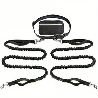 🔥Hands Free Dog Leash with Zipper Pouch
