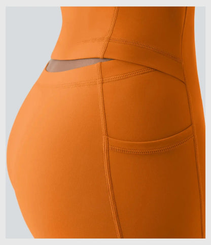 AquaVibe™ – Chic Swim Dress with Built-In Shorts