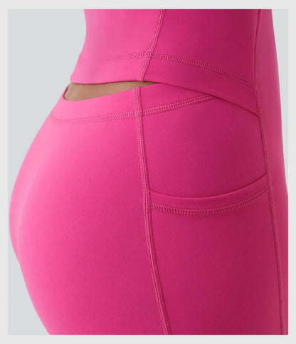AquaVibe™ – Chic Swim Dress with Built-In Shorts