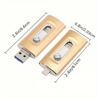 TriFlash – simple et direct, met en avant le triple usage (USB-A, Type-C, OTG).